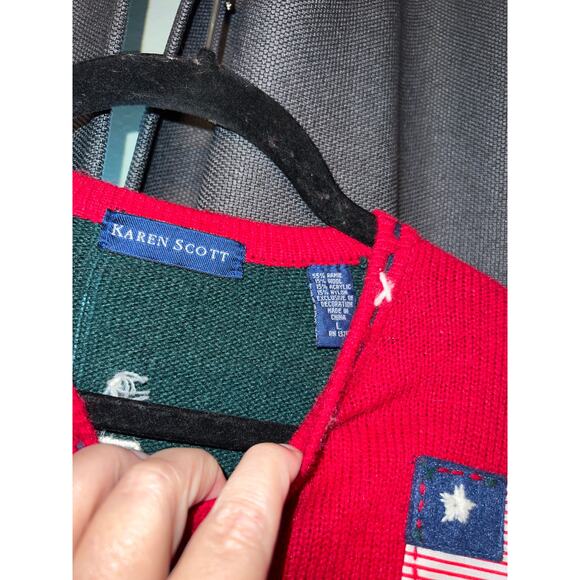 Ugly Christmas Sweater Xmas Cardigan Size Large - Picture 2 of 3